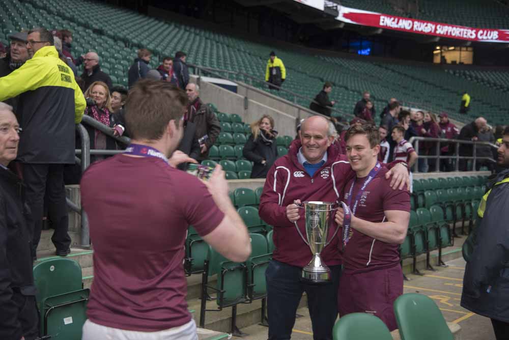 NatWest Schools Cup Final (won 18-10 against QEGS Wakefield